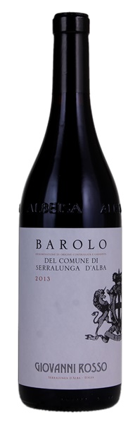 2013 Giovanni Rosso Barolo Serralunga, 750ml