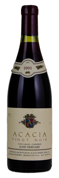 1991 Acacia Iund Vineyard Pinot Noir, 750ml