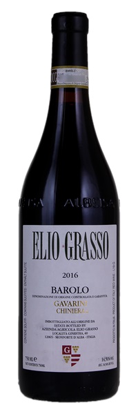 2016 Elio Grasso Barolo Gavarini Vigna Chiniera, 750ml
