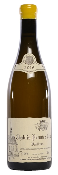 2016 Domaine Francois Raveneau Chablis Vaillons, 750ml
