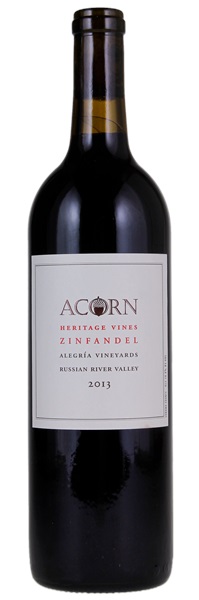 2013 Acorn Alegria Vineyards Heritage Vines Zinfandel, 750ml