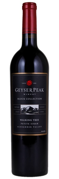 2009 Geyser Peak Block Collection Walking Tree Vineyard Petite Sirah, 750ml