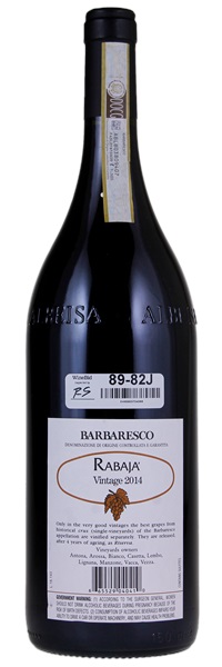 2014 Produttori del Barbaresco Barbaresco Rabaja Riserva, 1.5ltr