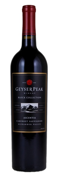 2008 Geyser Peak Block Collection Ascentia Estate Vineyard Cabernet Sauvignon, 750ml