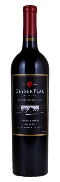 2008 Geyser Peak Block Collection River Bench Malbec, 750ml