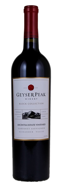 2007 Geyser Peak Block Collection Ascentia Estate Vineyard Cabernet Sauvignon, 750ml