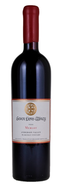 1999 Seven Lions Winery Blakeman Vineyard Merlot, 750ml