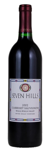 2002 Seven Hills Winery Seven Hills Vineyard Cabernet Sauvignon, 750ml