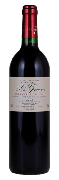 2003 Château Les Gravieres, 750ml