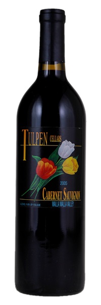 2005 Tulpen Cellars Cabernet Sauvignon, 750ml