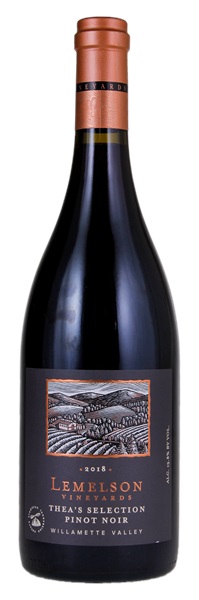 2018 Lemelson Vineyards Thea's Selection Pinot Noir, 750ml