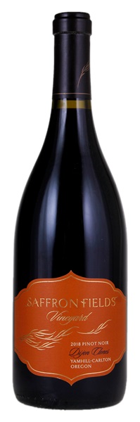 2018 Saffron Fields Vineyard Dijon Clones Pinot Noir, 750ml