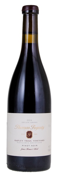 2014 Thomas Fogarty Rapley Trail Vineyard James Thomas' Block Pinot Noir, 750ml