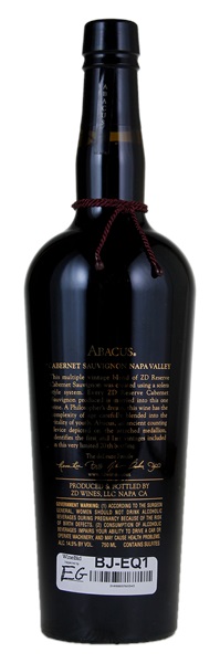 N.V. ZD Abacus Cabernet Sauvignon (Twentieth Bottling), 750ml