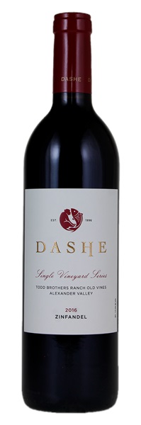 2016 Dashe Cellars Todd Brothers Ranch Zinfandel, 750ml