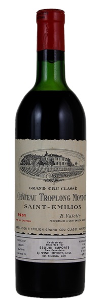 1961 Château Troplong-Mondot, 750ml