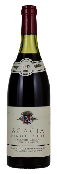 1982 Acacia Winery Lake Vineyard Pinot Noir, 750ml