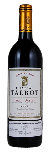 2000 Château Talbot, 750ml