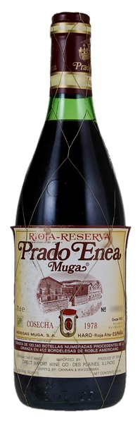 1978 Bodegas Muga Rioja Prado Enea Reserva, 750ml