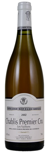 2002 Domaine Bernard Defaix Chablis Les Vaillons, 750ml