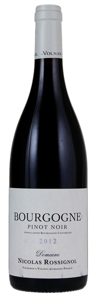 2012 Nicolas Rossignol Bourgogne Rouge, 750ml
