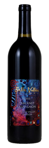 2003 Belle Vallee Cellars Cabernet Sauvignon, 750ml
