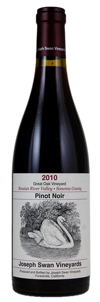 2010 Joseph Swan Great Oak Vineyard Pinot Noir, 750ml