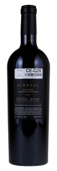 2013 Sinegal Estate Cabernet Sauvignon, 750ml
