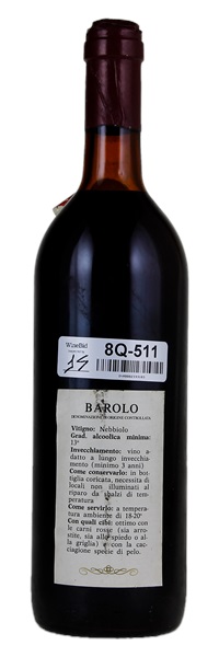 1979 Giacosa Fratelli Barolo, 750ml