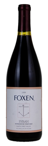1999 Foxen Morehouse Vineyard Syrah, 750ml