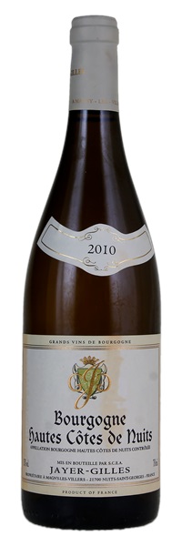2010 Jayer-Gilles Bourgogne Hautes-Côtes de Nuits Blanc, 750ml