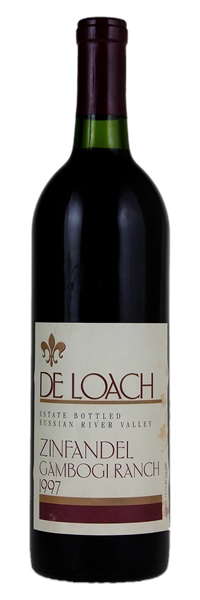 1997 De Loach Vineyards Gambogi Ranch Zinfandel, 750ml