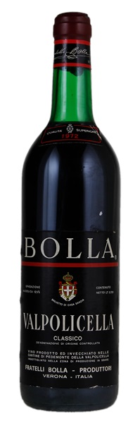 1972 Bolla Valpolicella Classico, 750ml
