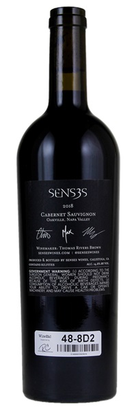 2018 Senses Cabernet Sauvignon, 750ml