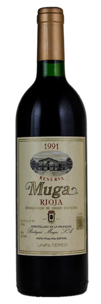 1991 Bodegas Muga Rioja Reserva, 750ml