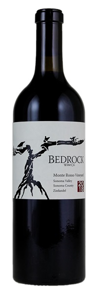 2018 Bedrock Wine Company Monte Rosso Vineyard Zinfandel, 750ml