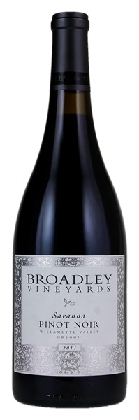 2011 Broadley Vineyards Savannah (Spring Selection) Pinot Noir, 750ml