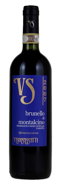2007 Vasco Sassetti V S Brunello di Montalcino, 750ml
