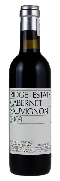 2009 Ridge Estate Cabernet Sauvignon, 375ml