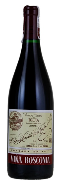 2005 Lopez de Heredia Rioja Vina Bosconia Reserva, 750ml