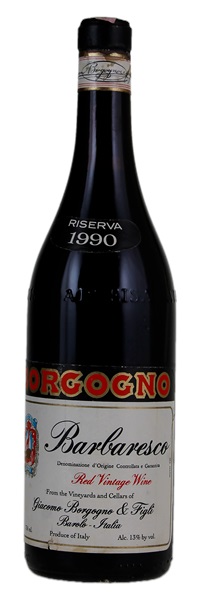 1990 Giacomo Borgogno & Figli Barbaresco Riserva, 750ml