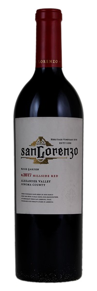 2017 San Lorenzo Winery Rock Garden Hillside Red, 750ml