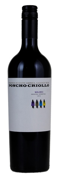 2012 Bodega Poncho Criollo Malbec (Screwcap), 750ml