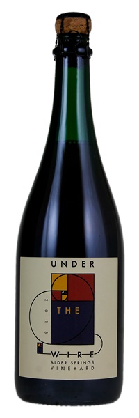 2013 Under the Wire Alder Springs Vineyard Sparkling Pinot Noir, 750ml