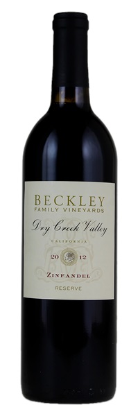 2012 Beckley Reserve Zinfandel, 750ml