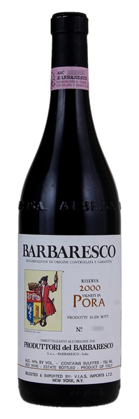 2000 Produttori del Barbaresco Barbaresco Pora Riserva, 750ml