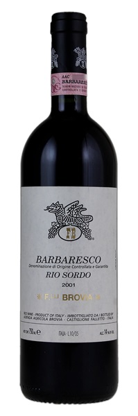 2001 Brovia Barbaresco Rio Sordo, 750ml
