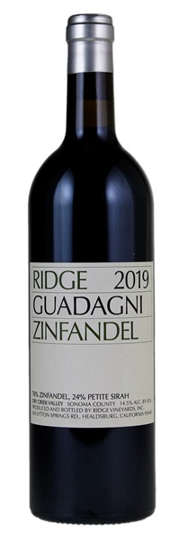 2019 Ridge Guadagni Zinfandel, 750ml