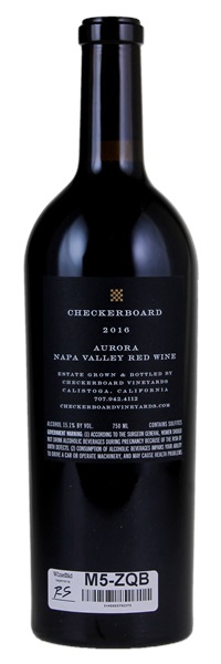 2016 Checkerboard Vineyard Aurora Red, 750ml