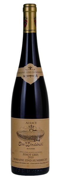 2010 Zind-Humbrecht Pinot Gris Hunawihr Clos Windsbuhl, 750ml